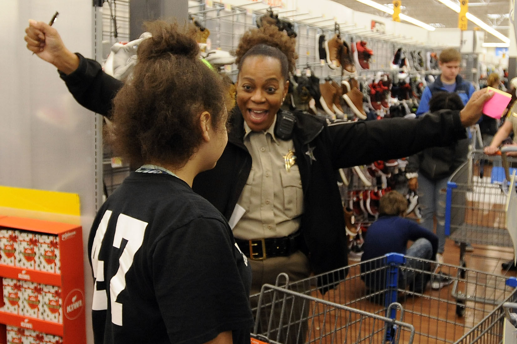 Cops & Kids Christmas shopping